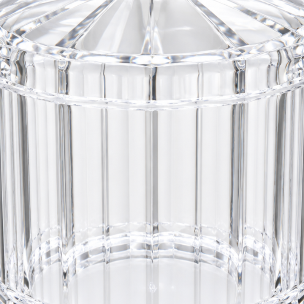 Yuniverse Acrylic Storage Jar with Lid - 10×10cm