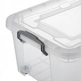 Polytime Transparent Storage Box with Lid – 40 Litres