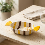 Ceramic Bowl with Two Handles - 17×12cm