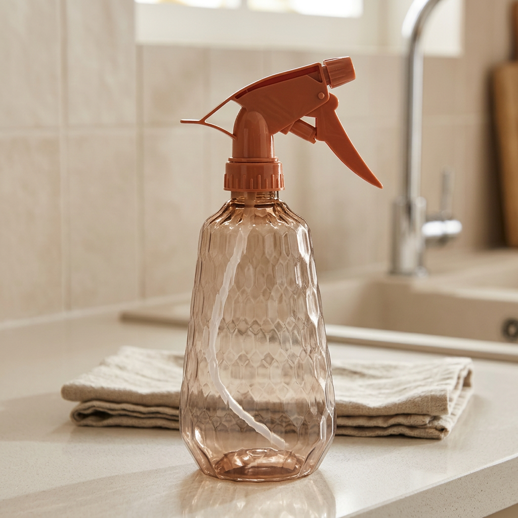 Plastic Trigger Spray Bottle Smoky Brown - 500ml