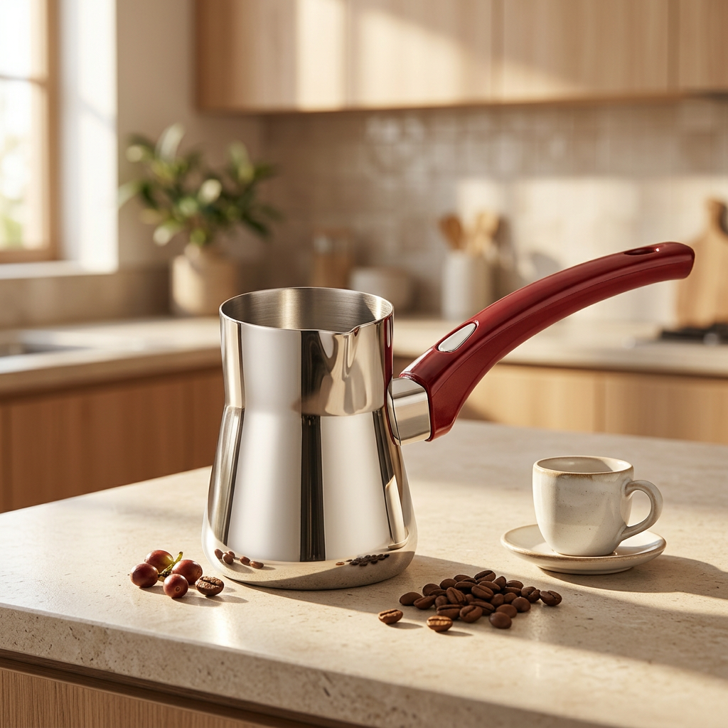 Hascevher Stainless Steel Coffee Warmer Silver - 200ml