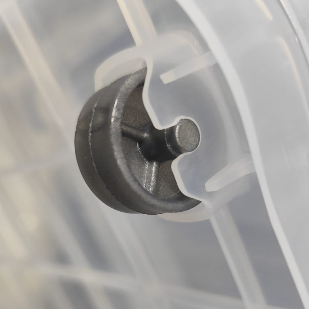Storage Box 30L with 6 Wheels | L63 × W40.5 × H21 cm