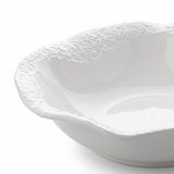 Textured  Ceramic Bowl White - 21cm