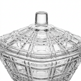 Deli Glass Sugar Pot with Lid – 12cm