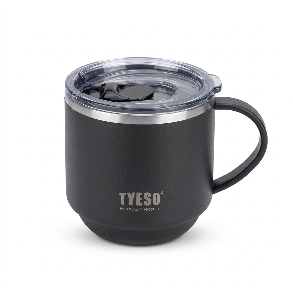 Tyeso Vacuum Mug Black - 330ml