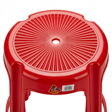 Family Plastic Stool Red - 55×35cm