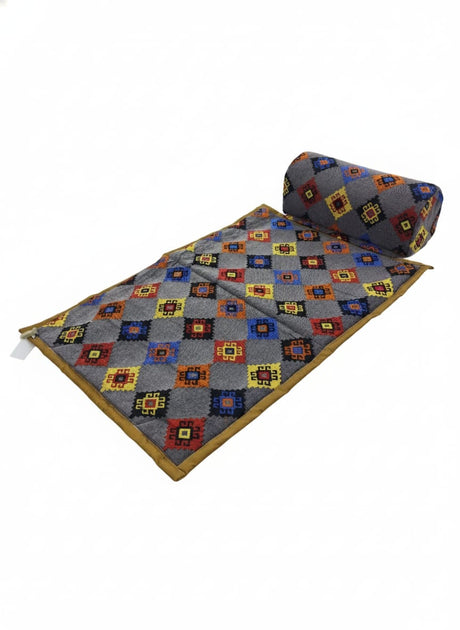 BAB Picnic Mat with Pillow 98×65 cm | Comfortable Khaki Mat with Assorted Designs | Compact Foldable Travel Blanket for Camping, Beach & Park Use - Al Kabayel Discount CentreBAB Picnic Mat with Pillow 98×65 cm | Comfortable Khaki Mat with Assorted Designs | Compact Foldable Travel Blanket for Camping, Beach & Park UsePicnic Mats & BlanketsBABAl Kabayel Discount Centre