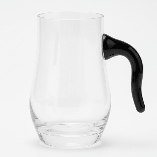 Baer Crystal Glass Beverage Dispenser with Black Handle – Compact Serving Bottle for Juice Milk & Drinks – 200 ml - Al Kabayel Discount CentreBaer Crystal Glass Beverage Dispenser with Black Handle – Compact Serving Bottle for Juice Milk & Drinks – 200 mlJugsBAERAl Kabayel Discount Centre