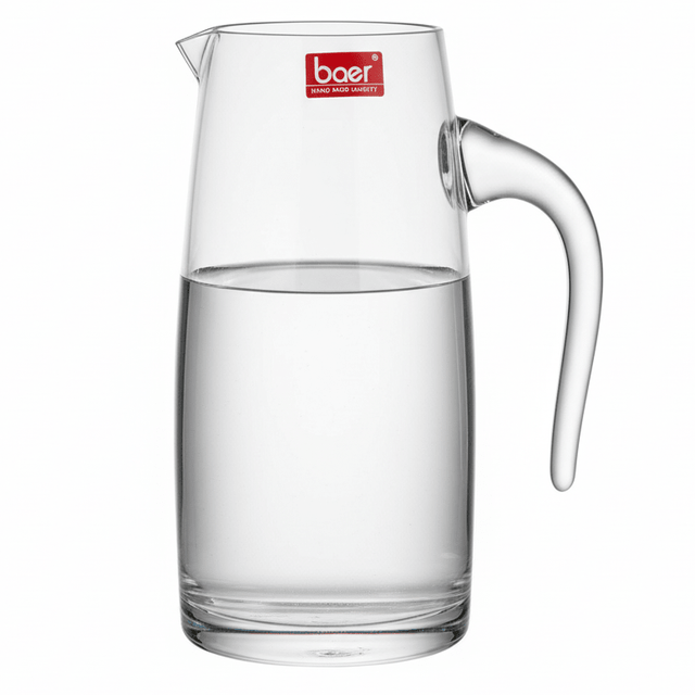 Baer Crystal Large Glass Beverage Dispenser with Handle – Multipurpose Serving Bottle for Water Juice & Beverages – 1000 ml - Al Kabayel Discount CentreBaer Crystal Large Glass Beverage Dispenser with Handle – Multipurpose Serving Bottle for Water Juice & Beverages – 1000 mlJugsBAERAl Kabayel Discount Centre