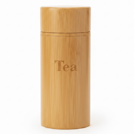Bamboo Tea Canister With Airtight Lid - 15*7cm / 20*7cm - Al Kabayel Discount CentreBamboo Tea Canister With Airtight Lid - 15*7cm / 20*7cmJars & Food SaversAKDCAl Kabayel Discount Centre