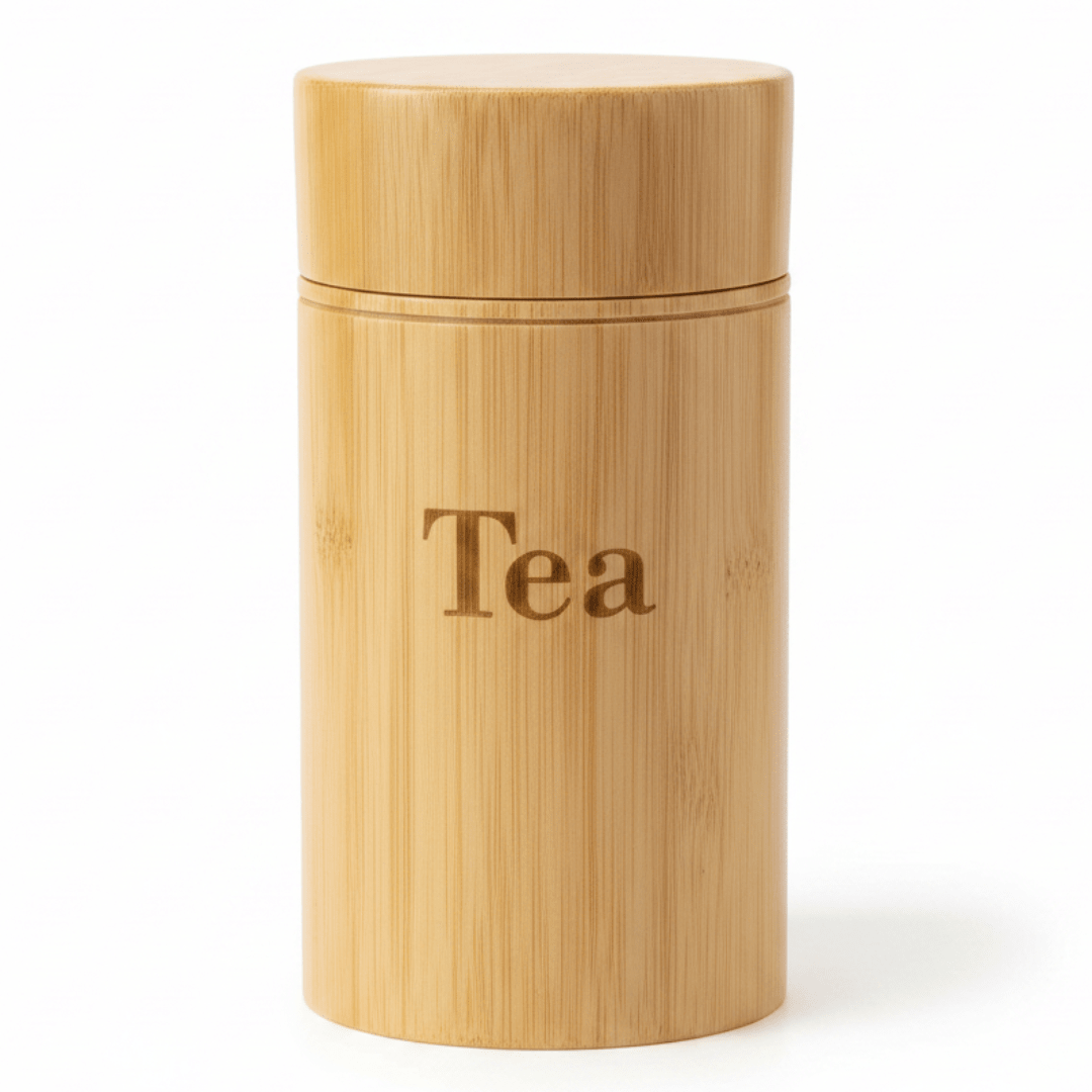 Bamboo Tea Canister With Airtight Lid - 15*7cm / 20*7cm - Al Kabayel Discount CentreBamboo Tea Canister With Airtight Lid - 15*7cm / 20*7cmJars & Food SaversAKDCAl Kabayel Discount Centre