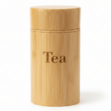 Bamboo Tea Canister With Airtight Lid - 15*7cm / 20*7cm - Al Kabayel Discount CentreBamboo Tea Canister With Airtight Lid - 15*7cm / 20*7cmJars & Food SaversAKDCAl Kabayel Discount Centre