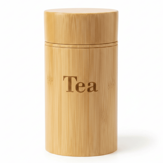 Bamboo Tea Canister With Airtight Lid - 15*7cm / 20*7cm - Al Kabayel Discount CentreBamboo Tea Canister With Airtight Lid - 15*7cm / 20*7cmJars & Food SaversAKDCAl Kabayel Discount Centre