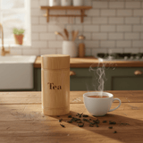 Bamboo Tea Canister With Airtight Lid - 15*7cm / 20*7cm - Al Kabayel Discount CentreBamboo Tea Canister With Airtight Lid - 15*7cm / 20*7cmJars & Food SaversAKDCAl Kabayel Discount Centre
