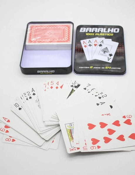 Baralho Playing Card Set, 100% Plastic Card - Al Kabayel Discount CentreBaralho Playing Card Set, 100% Plastic CardCards GameBARALHOAl Kabayel Discount Centre