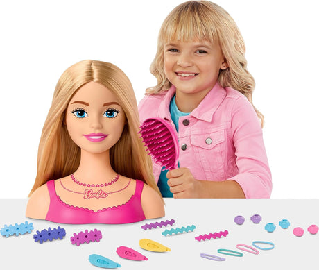 Barbie Doll Head Styler Set, 21pieces Elements, HMD88 - Al Kabayel Discount CentreBarbie Doll Head Styler Set, 21pieces Elements, HMD88Toys for girlsBARBIEAl Kabayel Discount Centre