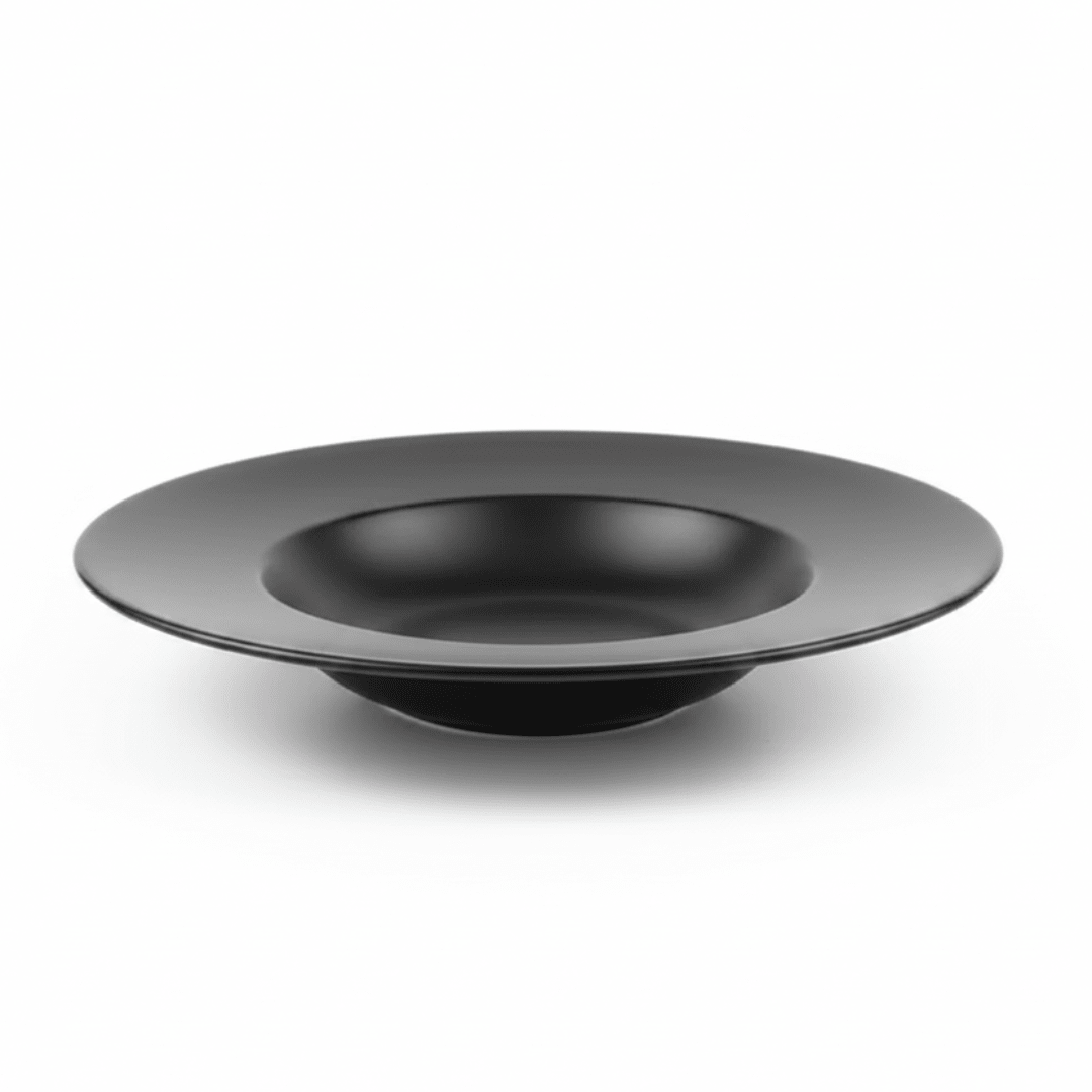 Barlee Matte Black Ceramic Deep Plate 27cm - Al Kabayel Discount CentreBarlee Matte Black Ceramic Deep Plate 27cmPlatesBARALEEAl Kabayel Discount Centre