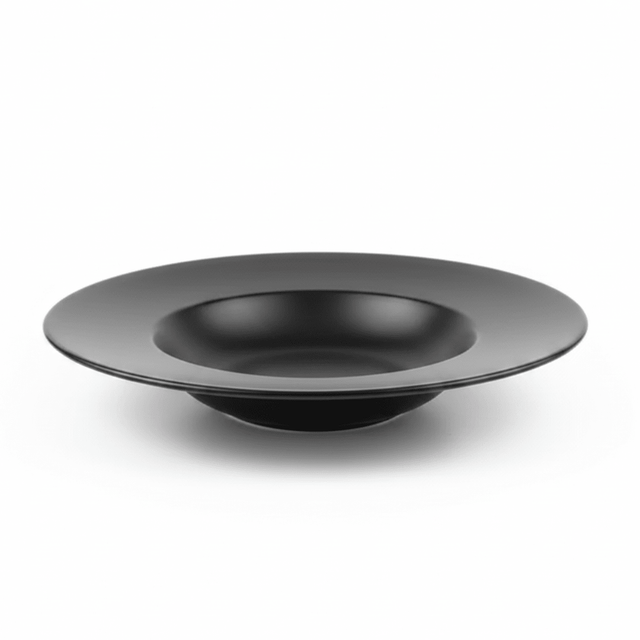 Barlee Matte Black Ceramic Deep Plate 27cm - Al Kabayel Discount CentreBarlee Matte Black Ceramic Deep Plate 27cmPlatesBARALEEAl Kabayel Discount Centre