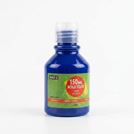 Basic Acrylic Color 150ml – Blue - Al Kabayel Discount CentreBasic Acrylic Color 150ml – BluePaintsBASICAl Kabayel Discount Centre