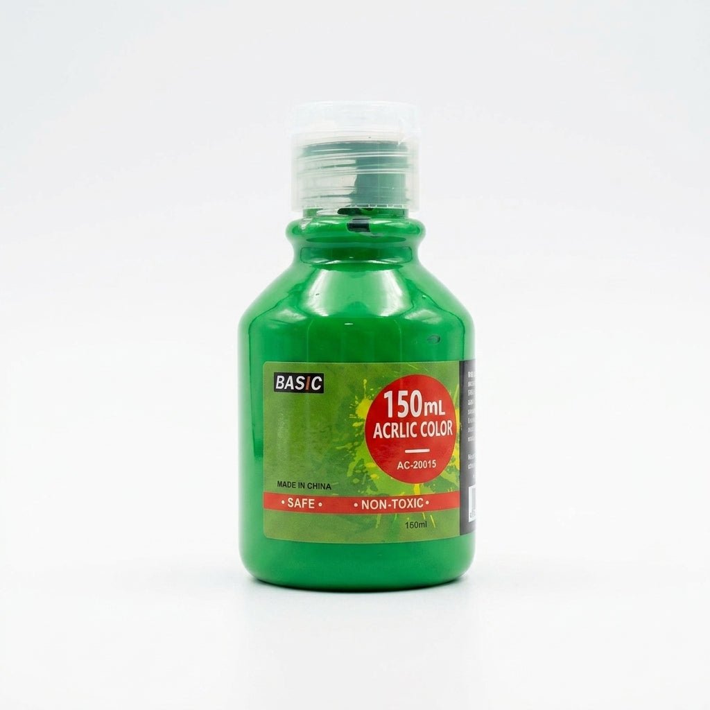 Basic Acrylic Color 150ml – Green - Al Kabayel Discount CentreBasic Acrylic Color 150ml – GreenPaintsBASICAl Kabayel Discount Centre