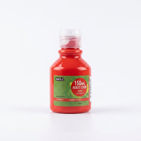 Basic Acrylic Color 150ml – Red - Al Kabayel Discount CentreBasic Acrylic Color 150ml – RedPaintsBASICAl Kabayel Discount Centre