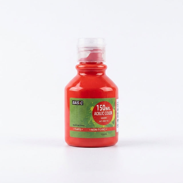 Basic Acrylic Color 150ml – Red - Al Kabayel Discount CentreBasic Acrylic Color 150ml – RedPaintsBASICAl Kabayel Discount Centre