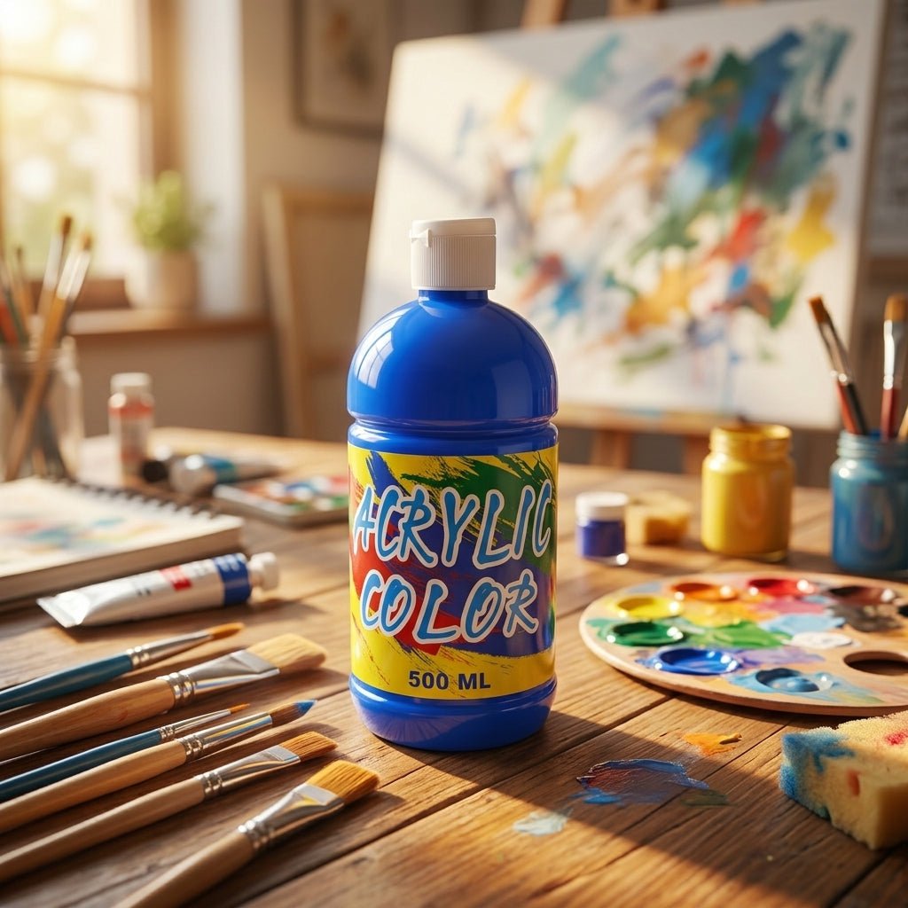 Basic Acrylic Color 500ml – Blue - Al Kabayel Discount CentreBasic Acrylic Color 500ml – BluePaintsBASICAl Kabayel Discount Centre