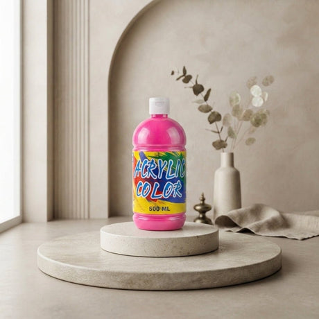 Basic Acrylic Color 500ml – Metallic Pink - Al Kabayel Discount CentreBasic Acrylic Color 500ml – Metallic PinkPaintsBASICAl Kabayel Discount Centre