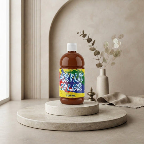 Basic Acrylic Color Paint 500ml – Brown - Al Kabayel Discount CentreBasic Acrylic Color Paint 500ml – BrownPaintsBASICAl Kabayel Discount Centre