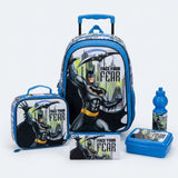 Batman "Face Your Fear" 5-in-1 18-Inch School Trolley Set - Al Kabayel Discount CentreBatman "Face Your Fear" 5-in-1 18-Inch School Trolley SetSchool BagsWBAl Kabayel Discount Centre
