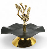 Baykar 1 Tier Dates Plate Golden Black 12Cm - Al Kabayel Discount CentreBaykar 1 Tier Dates Plate Golden Black 12CmHome Décor AccentsAKDCAl Kabayel Discount Centre