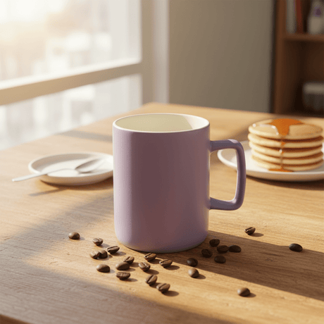 Baytix Ceramic Mug 350ml - Black / Lavender - Al Kabayel Discount CentreBaytix Ceramic Mug 350ml - Black / LavenderMugsBAYTIXAl Kabayel Discount Centre