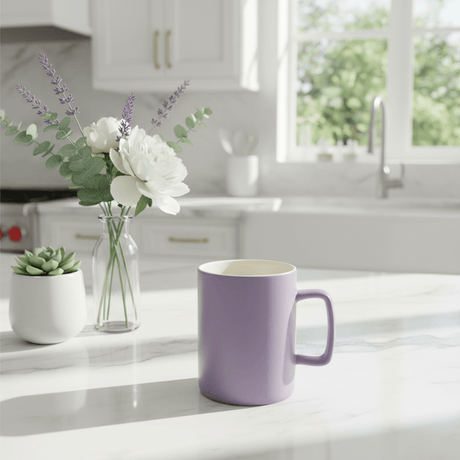 Baytix Ceramic Mug 350ml - Black / Lavender - Al Kabayel Discount CentreBaytix Ceramic Mug 350ml - Black / LavenderMugsBAYTIXAl Kabayel Discount Centre