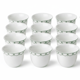 Baytix Classic White Ceramic Arabic Cawa Coffee Cups Set of 12 Minimal Plain Design Traditional Gahwa 80 ml - Al Kabayel Discount CentreBaytix Classic White Ceramic Arabic Cawa Coffee Cups Set of 12 Minimal Plain Design Traditional Gahwa 80 mlTea CupsBAYTIXAl Kabayel Discount Centre