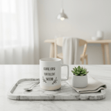 Baytix "Coffee First" White & Cream Ceramic Mug — 400ml - Al Kabayel Discount CentreBaytix "Coffee First" White & Cream Ceramic Mug — 400mlMugsBAYTIXAl Kabayel Discount Centre