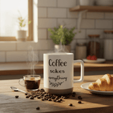 Baytix "Coffee Solves Everything" White & Brown Ceramic Mug – 400ml - Al Kabayel Discount CentreBaytix "Coffee Solves Everything" White & Brown Ceramic Mug – 400mlMugsBAYTIXAl Kabayel Discount Centre