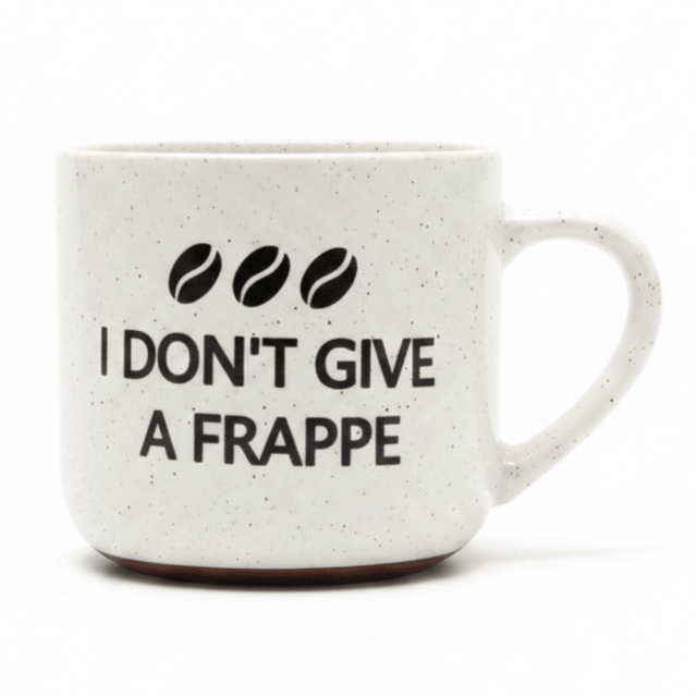 Baytix "I Don't Give a Frappé" White Ceramic Mug — 300ml - Al Kabayel Discount CentreBaytix "I Don't Give a Frappé" White Ceramic Mug — 300mlMugsBAYTIXAl Kabayel Discount Centre