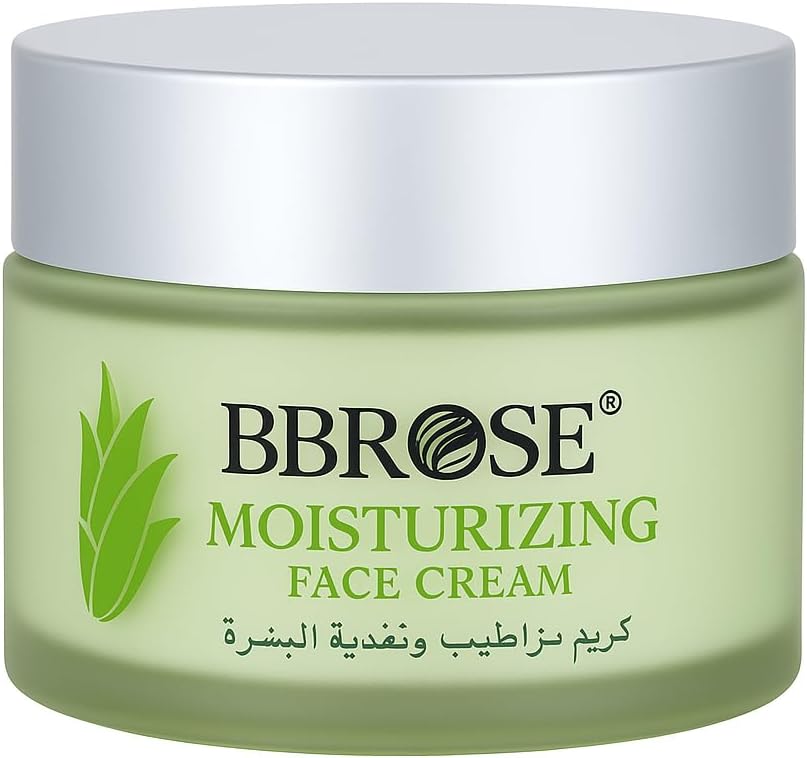 BBROSE Aloe Vera Moisturizing Face Cream - Hydrating, Soothing & Lightweight, Nourishing Skin Care Paraben - Free, Non - Greasy Formula for Daily Use - 50ML - Al Kabayel Discount CentreBBROSE Aloe Vera Moisturizing Face Cream - Hydrating, Soothing & Lightweight, Nourishing Skin Care Paraben - Free, Non - Greasy Formula for Daily Use - 50MLSkin CareBBROSEAl Kabayel Discount Centre