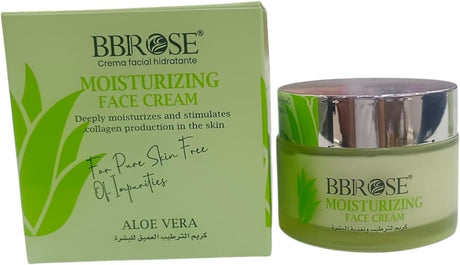 BBROSE Aloe Vera Moisturizing Face Cream - Hydrating, Soothing & Lightweight, Nourishing Skin Care Paraben - Free, Non - Greasy Formula for Daily Use - 50ML - Al Kabayel Discount CentreBBROSE Aloe Vera Moisturizing Face Cream - Hydrating, Soothing & Lightweight, Nourishing Skin Care Paraben - Free, Non - Greasy Formula for Daily Use - 50MLSkin CareBBROSEAl Kabayel Discount Centre