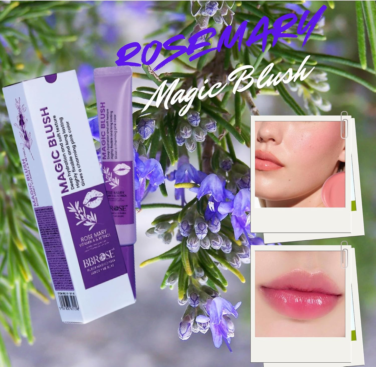 BBROSE Magic Blush 30ml – Hydrating Liquid Blush for Cheeks & Lips, Long - Lasting & Buildable Coverage, Vegan, Sweat - Proof & Cruelty - Free (Rosemary, 20ML) - Al Kabayel Discount CentreBBROSE Magic Blush 30ml – Hydrating Liquid Blush for Cheeks & Lips, Long - Lasting & Buildable Coverage, Vegan, Sweat - Proof & Cruelty - Free (Rosemary, 20ML)Skin CareBBROSEAl Kabayel Discount Centre