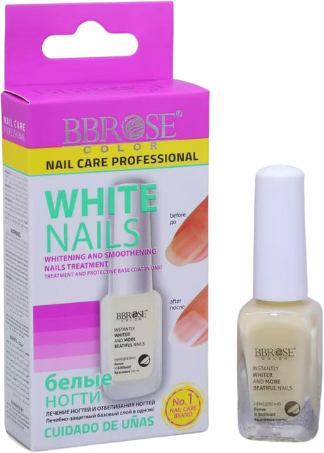 BBROSE Professional Nail Care Kit | Strengthens & Nourishes Nails | Complete Manicure & Pedicure Solution for Healthy, Beautiful Nails (White Nails) - 14ML - Al Kabayel Discount CentreBBROSE Professional Nail Care Kit | Strengthens & Nourishes Nails | Complete Manicure & Pedicure Solution for Healthy, Beautiful Nails (White Nails) - 14MLNail PolishBBROSEAl Kabayel Discount Centre