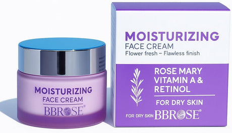 BBROSE Rosemary Moisturizing Face Cream for Women – Hydrating Rosemary Moisturizer for Skin – Lightweight Daily Skincare for Smooth and Soft Complexion – 50ML - Al Kabayel Discount CentreBBROSE Rosemary Moisturizing Face Cream for Women – Hydrating Rosemary Moisturizer for Skin – Lightweight Daily Skincare for Smooth and Soft Complexion – 50MLSkin CareBBROSEAl Kabayel Discount Centre