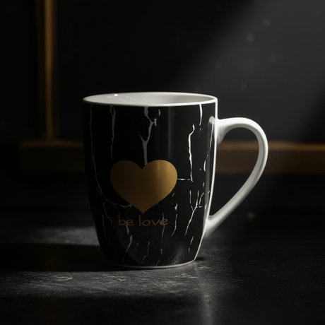 Be Love Marble Ceramic Mug — 300ml - Al Kabayel Discount CentreBe Love Marble Ceramic Mug — 300mlMugsAKDCAl Kabayel Discount Centre