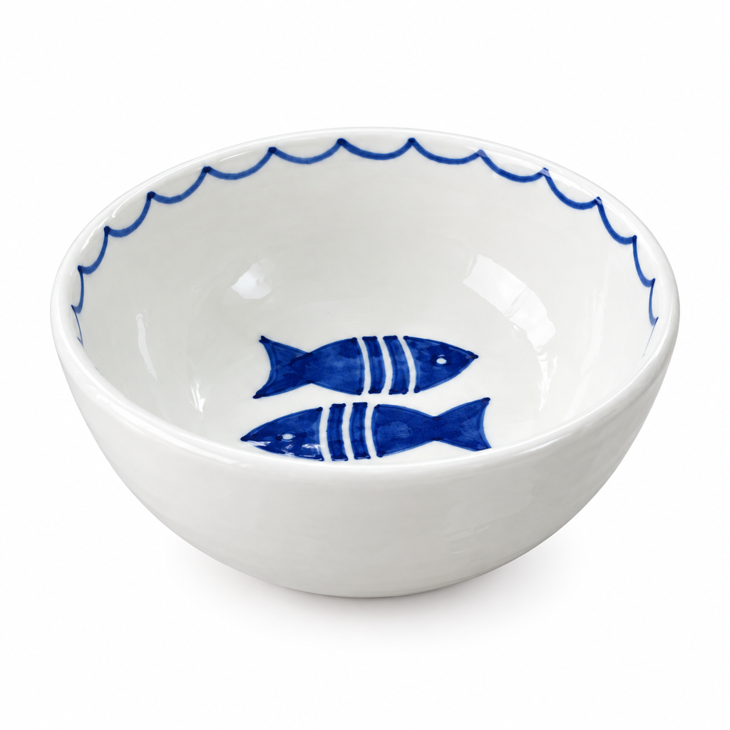 Slama Ceramic Bowl White - 13cm