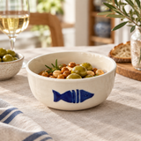 Slama Ceramic Bowl Off-White - 14cm