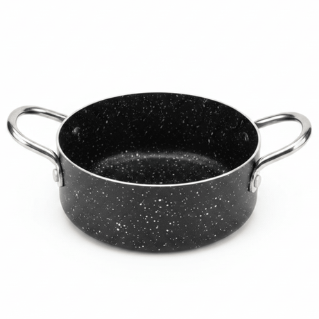 Beefit Black Mini Non-Stick Metal Fry Pot with Premium Ceramic Coating – 12cm - Al Kabayel Discount CentreBeefit Black Mini Non-Stick Metal Fry Pot with Premium Ceramic Coating – 12cmFrying Pans & SkilletsBEEFITAl Kabayel Discount Centre