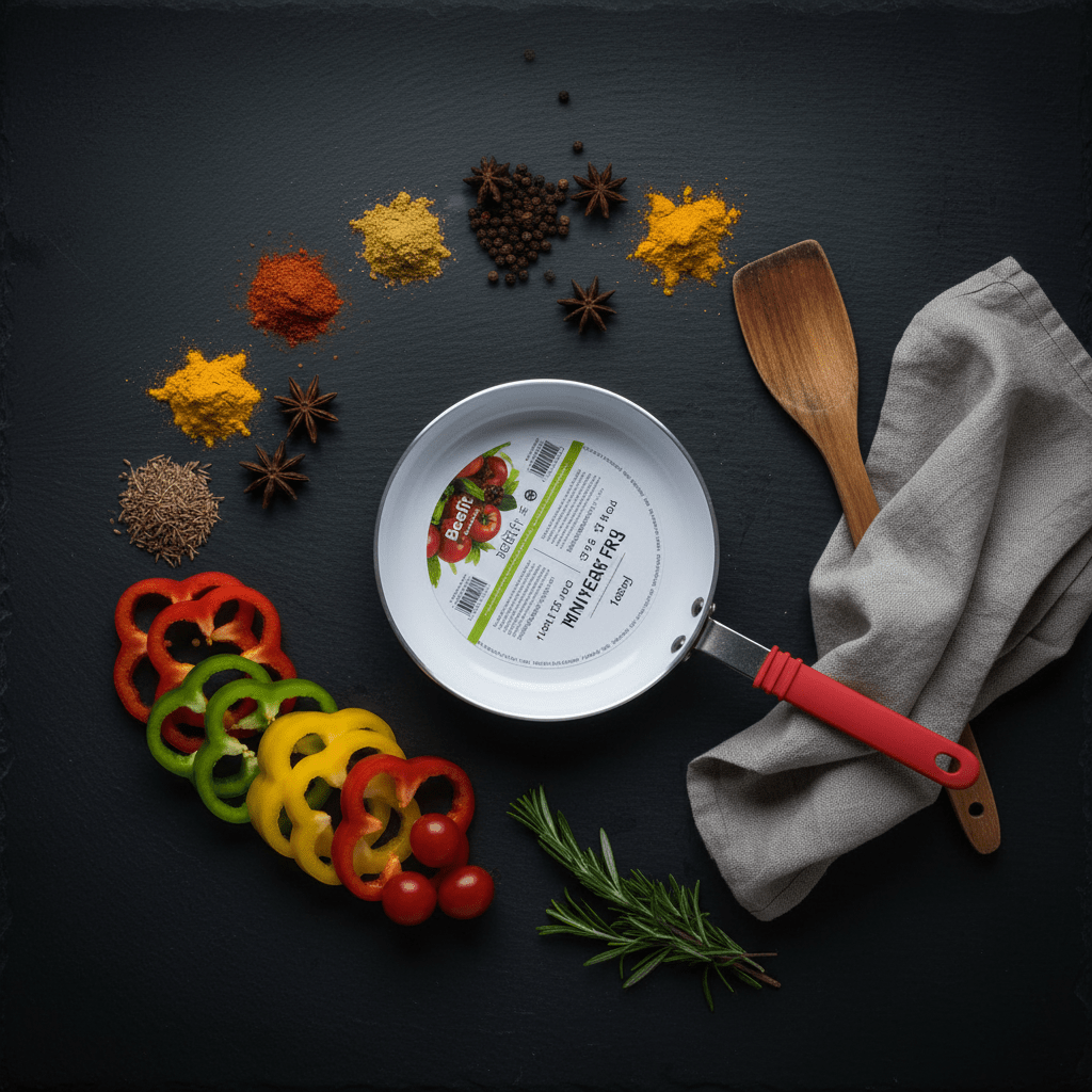 Beefit Red Mini Ceramic Coated Fry Pan 14cm – Non-Stick Metal Skillet with Silicone Handle for Eggs, Sauces & Single Servings - Al Kabayel Discount CentreBeefit Red Mini Ceramic Coated Fry Pan 14cm – Non-Stick Metal Skillet with Silicone Handle for Eggs, Sauces & Single ServingsFrying Pans & SkilletsBEEFITAl Kabayel Discount Centre