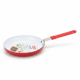 Beefit Red Mini Ceramic Coated Fry Pan 14cm – Non-Stick Metal Skillet with Silicone Handle for Eggs, Sauces & Single Servings - Al Kabayel Discount CentreBeefit Red Mini Ceramic Coated Fry Pan 14cm – Non-Stick Metal Skillet with Silicone Handle for Eggs, Sauces & Single ServingsFrying Pans & SkilletsBEEFITAl Kabayel Discount Centre