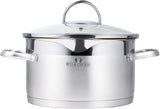 Bella Cucina Casserole Ø24X13.5Cm S/S Induction With Lid, Exceptional Durability and Strength Safe Cooking Pot - Al Kabayel Discount CentreBella Cucina Casserole Ø24X13.5Cm S/S Induction With Lid, Exceptional Durability and Strength Safe Cooking PotCasserolesBELLA CUCINAAl Kabayel Discount Centre