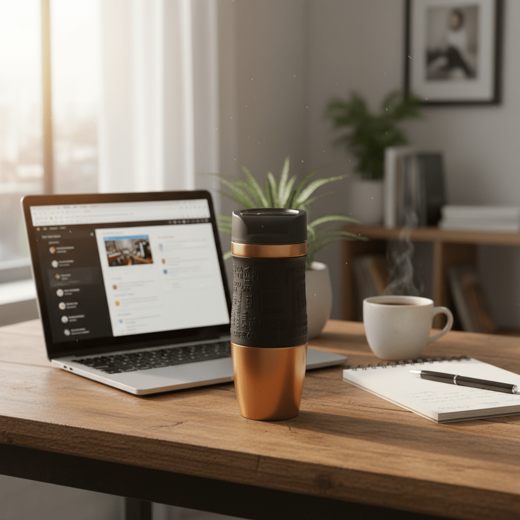 Bergner Copper Finish Stainless Steel Water Bottle with Black Silicone Sleeve – 360 ml - Al Kabayel Discount CentreBergner Copper Finish Stainless Steel Water Bottle with Black Silicone Sleeve – 360 mlWater BottlesBERGNERAl Kabayel Discount Centre